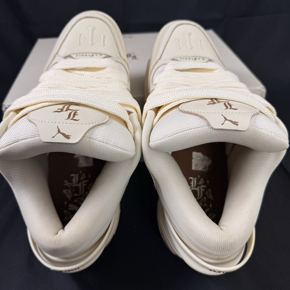 New 2026 Men's PUMA x LaMelo Ball La France Moment Cream Alpine Snow Size 10 - Picture 4 of 12